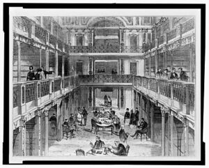 photo of Library of Congress in 1853